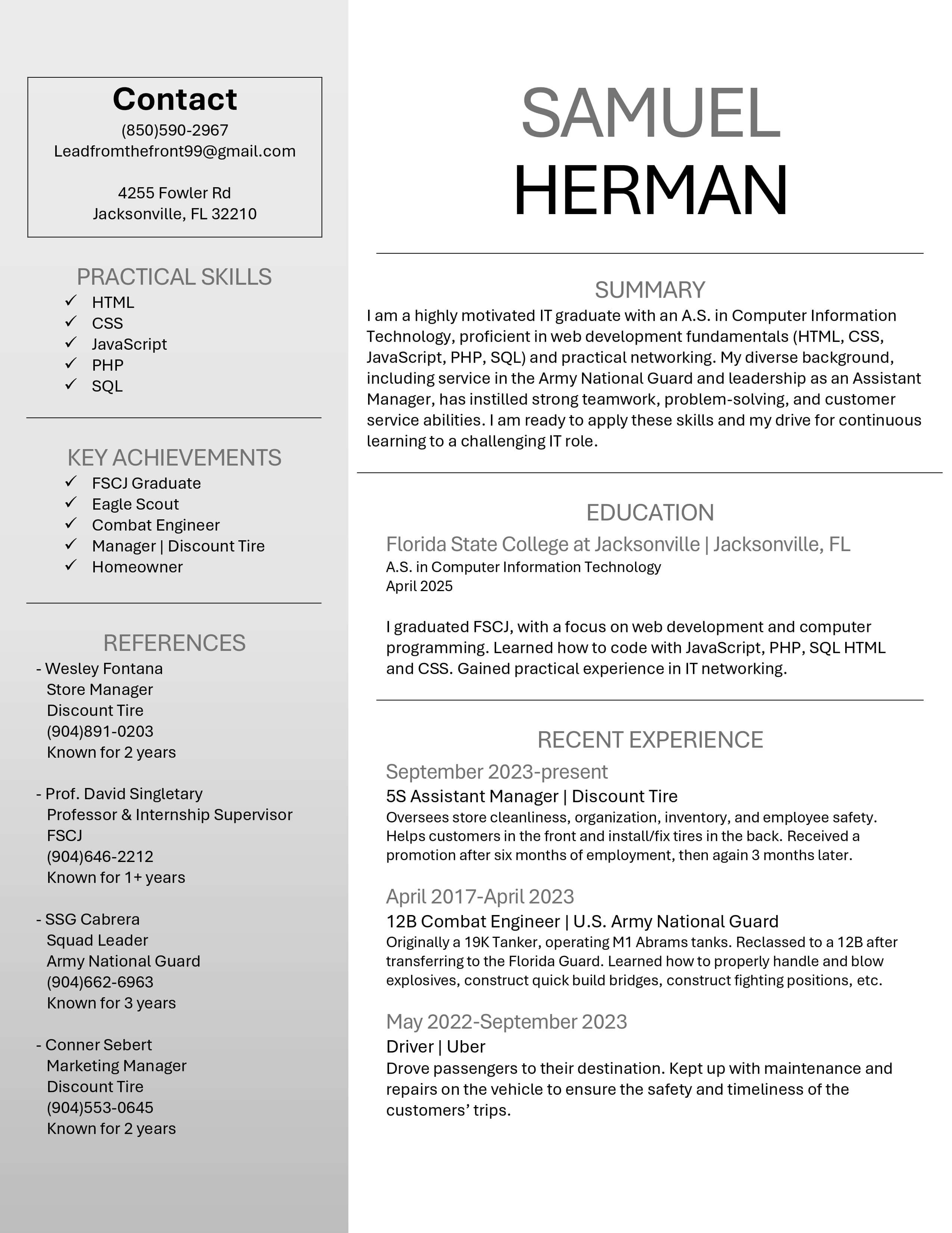 Resume Picture